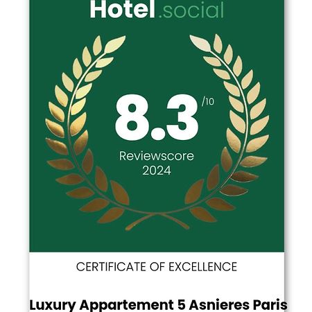 Luxury Appartement 5 Asnieres Paris Eksteriør bilde