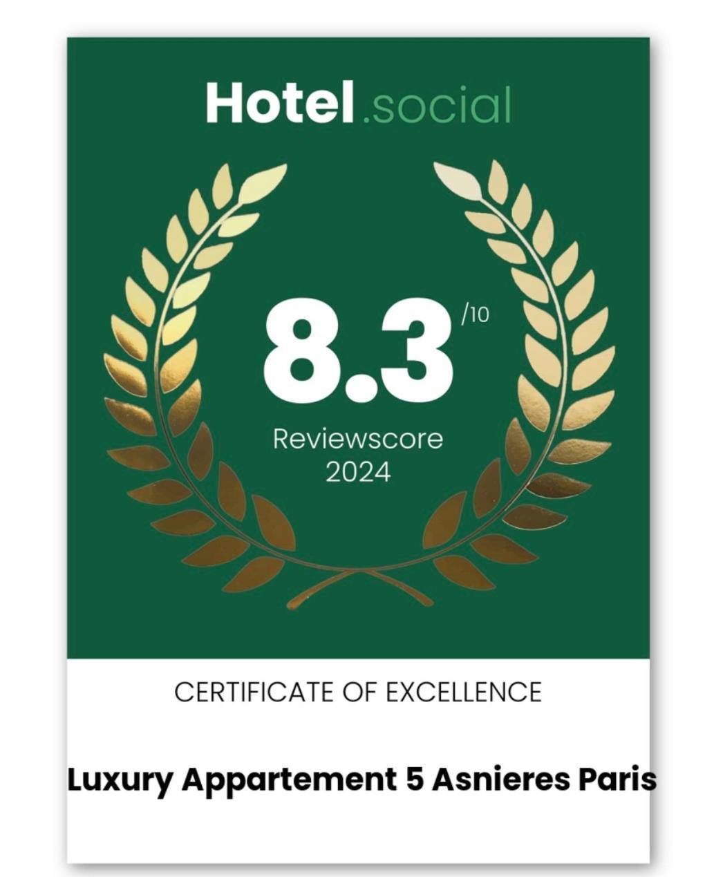 Luxury Appartement 5 Asnieres Paris Eksteriør bilde